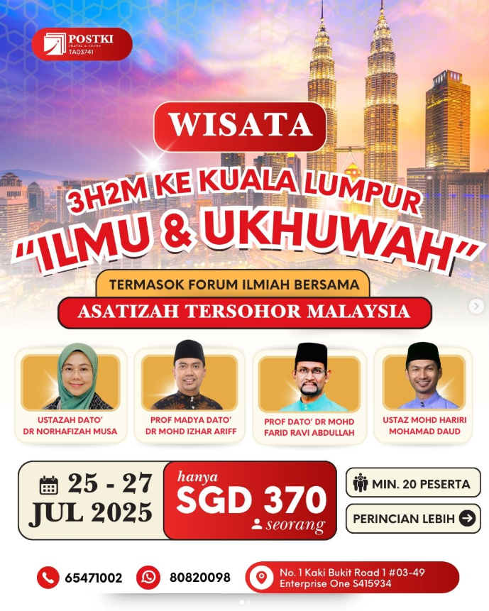 3d2n wisata ilmu in KL