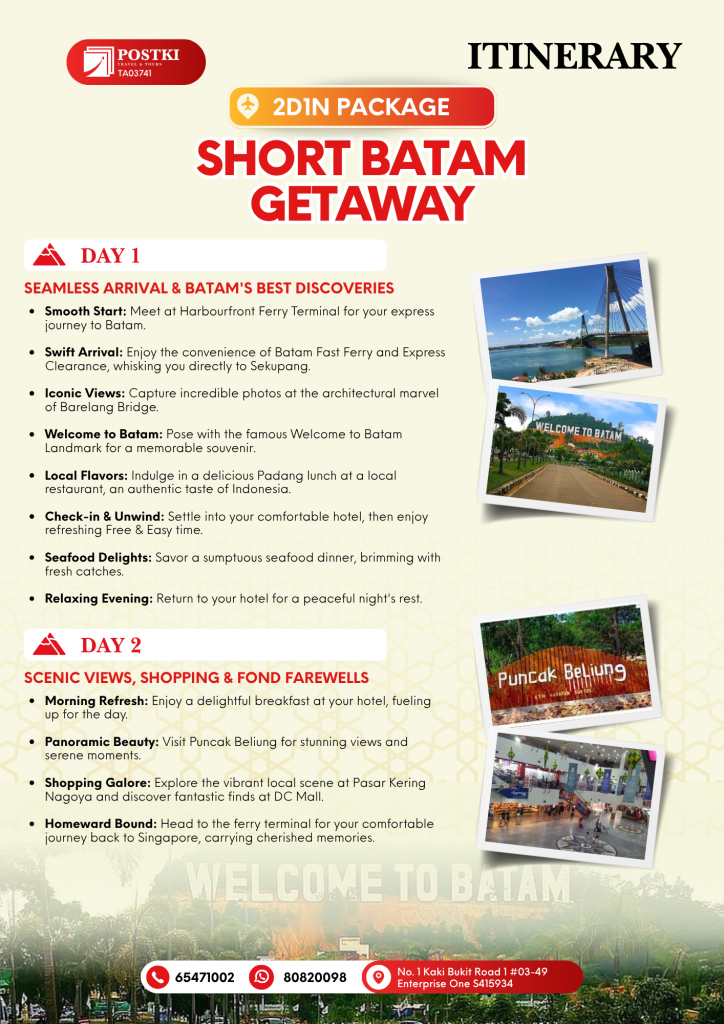 2D1N - Short batam getaway